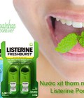 Hình ảnh: Chai Xịt thơm miệng Listerine Pocketmist của Mỹ Trị bệnh hôi miệng cực kỳ hiệu quả
