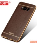 Hình ảnh: Ốp lưng Galaxy S8 Plus Moby Leather Case Iring dán lưng Carbon