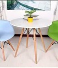 Hình ảnh: Bộ bàn ghế nhựa chân gỗ, miễn phí vận chuyển