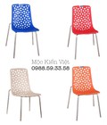 Hình ảnh: Ghế cafe GC010, ghế cafe lưng nhựa chân inox giá cạnh tranh