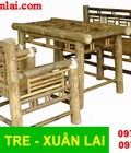 Hình ảnh: bàn ghế gỗ tre xuân lai !