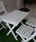 Hình ảnh: Bộ bàn ghế cafe gỗ hiện đại phù hợp với nhiều kiểu nhà hàng,