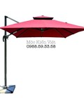 Hình ảnh: Ô dù OD005, ô dù vuông lệch tâm sân vườn, biệt thự resort