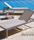Hình ảnh: Ghế hồ bơi GHB001, ghế hồ bơi vải textilene cao cấp.