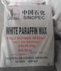 Hình ảnh: Paraffin wax 58 china 50kg/bao