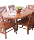Hình ảnh: Bộ bàn ăn OVAL 6 ghế