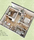 Hình ảnh: Tôi chính chủ bán lại căn hộ 52m2 2PN tầng 10 Chung cư HUD3 60 Nguyễn Đức Cảnh