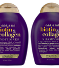 Hình ảnh: Bộ dầu xả dầu gội Thick Full Biotin Collagen kích thích mọc tóc xách tay Mỹ