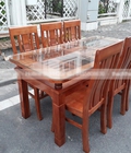 Hình ảnh: Mẫu bàn ghế ăn gỗ xoan bắc EPA-134