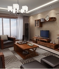 Hình ảnh: Phòng khách gỗ công nghiệp hiện đại TPK019
