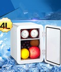 Hình ảnh: Tủ lạnh mini 4l nhỏ gọn có sạc dễ dàng sử dụng trên ôtô đồng hành trên mọi con đường