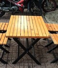Hình ảnh: Bộ ghế gỗ dành cho quán ăn hàng loại 1