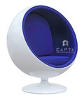 Hình ảnh: Ball CHAIR |Ghế thư giãn nửa trái banh BALL nệm lót bọc vải màu