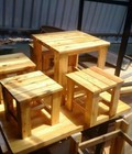 Hình ảnh: 	 Ghế gỗ quán nhậu giá rẻ nhất