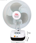 Hình ảnh: Quạt và đèn sạc HJDFL301 1 bình và 2 bình