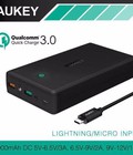 Hình ảnh: Pin dự phòng Aukey PB T11 30000mAh, công nghệ sạc nhanh Quick Charge 3.0