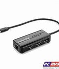 Hình ảnh: USB Type C to Lan , 3 cổng USB 2.0 chính hãng Ugreen 30289