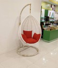 Hình ảnh: Xích đu nghệ thuật nhựa giả mây cao cấp nhỏ xinh.