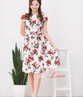 Hình ảnh: Váy hoa xòa buộc đai