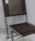 Hình ảnh: Bàn ghế nhà hàng, cafe sân vườnGhế Lưới Xếp Inox Có Tựa Lưng