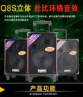 Hình ảnh: Loa Vali Kéo Hát Karaoke Bluetooth Di Động Temeisheng/ KVG Q8S A130