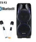 Hình ảnh: Loa Vali Kéo Di Động Temeisheng A73 F2 (Phiên bản 2) - CÔNG SUẤT LỚN, 2 Bass, Có Bluetooth