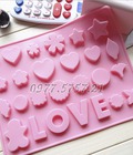 Hình ảnh: Khuôn Silicon Chữ Love – Mã số 104 - 1