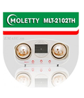 Hình ảnh: Đèn sưởi nhà tắm 2 bóng thổi gió nóng Moletty MLT2102T