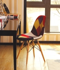 Hình ảnh: Ghế nỉ chân gỗ đan Eames MKC-J06