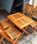 Hình ảnh:  Cần thanh lý gấp 275  bộ bàn ghế gỗ quán cóc giá gốc 
