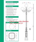 Hình ảnh:  Cột đèn DC05B | Công ty CP cơ điện Bình Gia | 0968.250.123