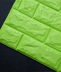 Hình ảnh: Xốp đá dán tường màu xanh lá XD05