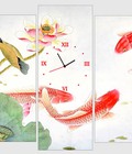 Hình ảnh: Tranh đồng hồ tam ngư TDH68