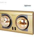 Hình ảnh: Đèn sưởi nhà tắm Kottmann 2 bóng K2BNV