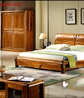 Hình ảnh: Giường ngủ gỗ tự nhiên GNH029