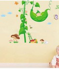 Hình ảnh: Decal dán tường thước đo cây đậu TD07