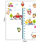 Hình ảnh: decal dán tường thước đo búp bê TD15
