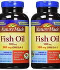 Hình ảnh: Dầu Cá Nature Made Fish Oil 1200mg, Hộp 200 Viên, Hàng Mỹ