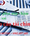 Hình ảnh: Mức phạt nộp chậm hay nộp sai báo cáo tài chính