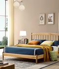 Hình ảnh: Giường ngủ gỗ sồi tự nhiên.HNH030