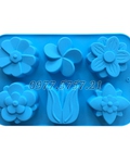 Hình ảnh: Khuôn rau câu Silicon Tulip, Cánh Quạt – Mã số 144 - 1