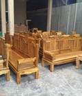 Hình ảnh: Bộ Bàn Ghế Âu Á Cuốn Thư Gỗ Tràm 2m2 và 2m4
