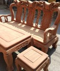 Hình ảnh: Bộ bàn ghế gỗ cẩm nam phi hàng đào tay 12