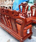 Hình ảnh: ​Bộ bàn ghế quốc đào tay 12, gỗ hương vân
