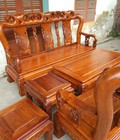 Hình ảnh: Bộ bàn ghế minh hồng tay 10 gỗ hương vân