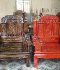 Hình ảnh: Bộ bàn ghế như ý hộp voi gỗ tràm 2m2 và 2m4  