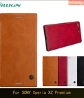Hình ảnh: Bao da Sony XZ Premium Nillkin Qin Leather sang trọng