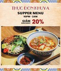 Hình ảnh: Giảm 20% cho thực đơn từ 10pm 2am tại nhà hàng Dì Mai