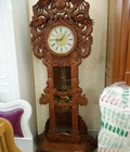 Hình ảnh:  ​Đồng hồ gỗ hương vân cây tứ linh 2m1