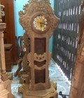 Hình ảnh: ​Đồng hồ gỗ hương vân cây hoa lá tây ( Cây To ) 2m1
